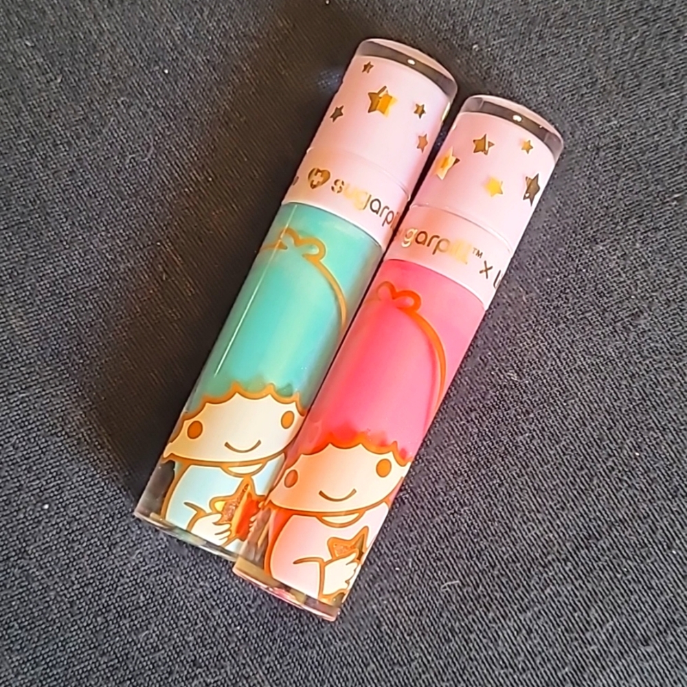 Little Twin Stars Liquid Lip Lipstick set Kiki and Lala Sugarpill LE